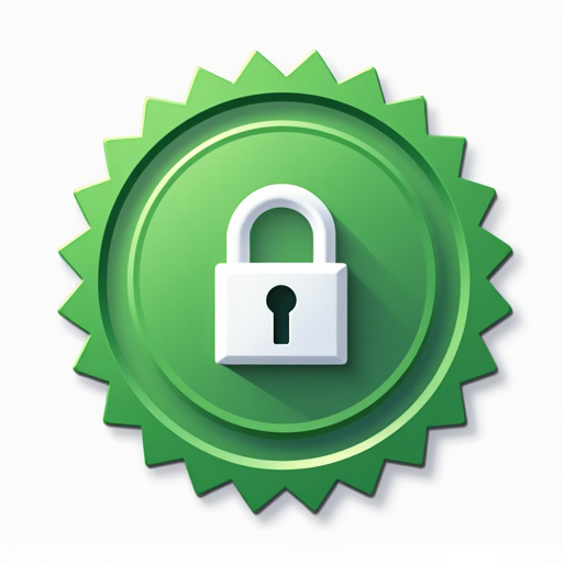 256-bit SSL secured connection seal